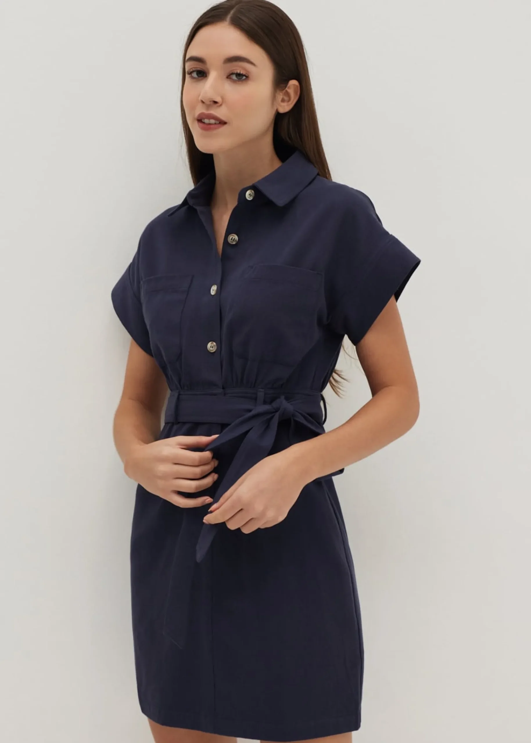 Cecily Tailored Shirt Dress