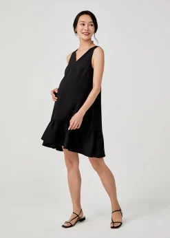 Celeste Maternity Nursing Dropwaist Dress
