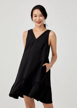 Celeste Maternity Nursing Dropwaist Dress
