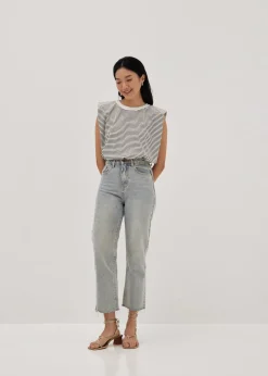 Celeste Padded Striped T-Shirt