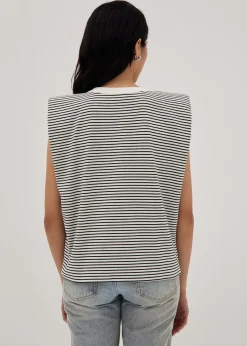 Celeste Padded Striped T-Shirt