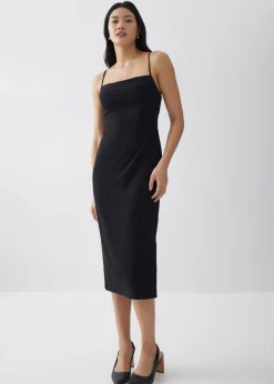 Chalina Padded Bustier Column Midi Dress