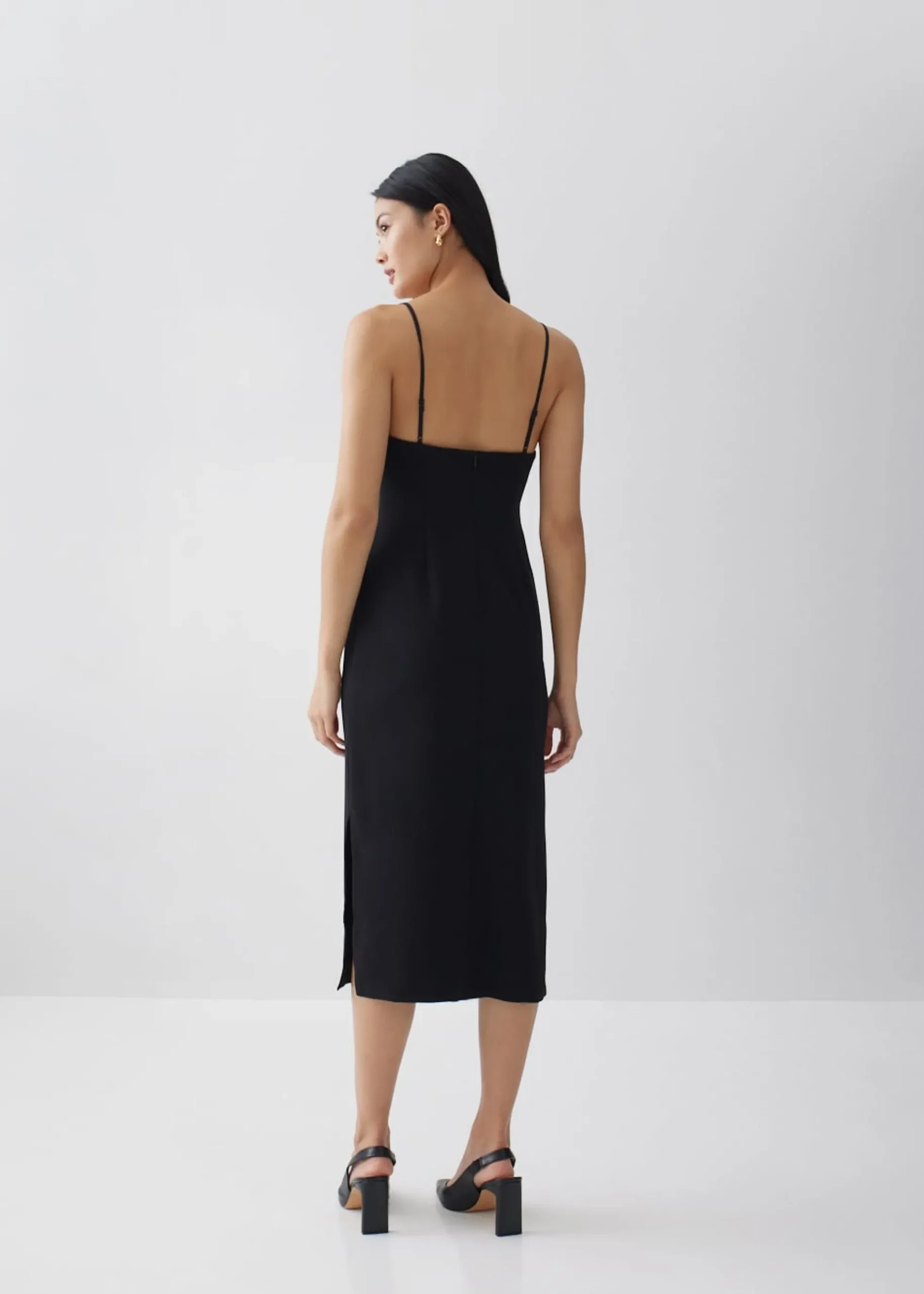 Chalina Padded Bustier Column Midi Dress