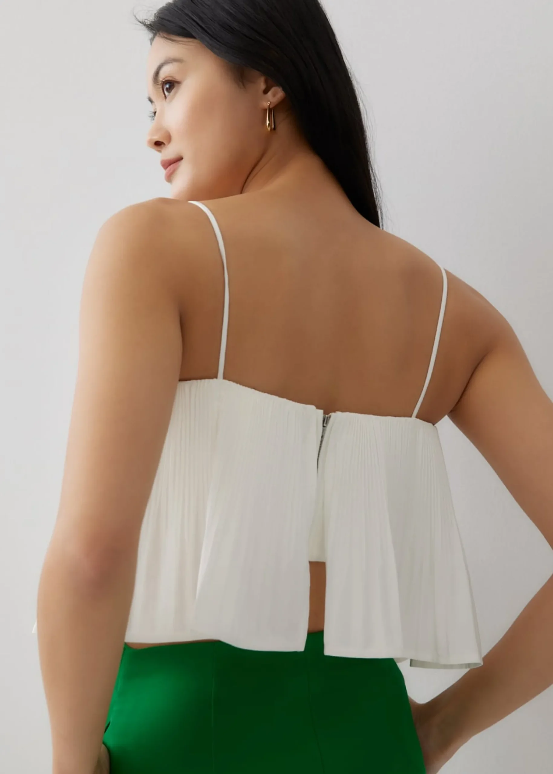 Chantria Pleat Flare Camisole
