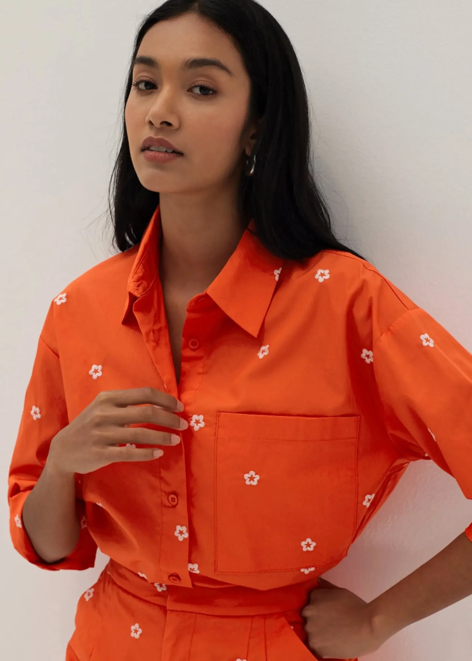 Charli Embroidered Relaxed Fit Shirt