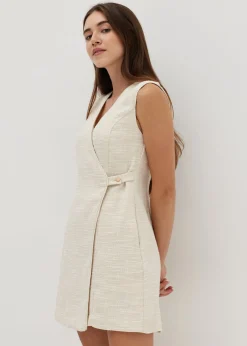 Cheyanne Tweed Wrap Dress