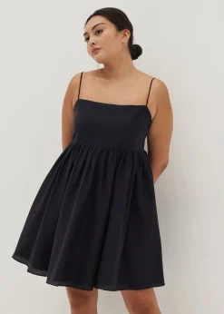 Cleonice Babydoll Tie Back Mini Dress
