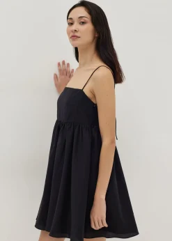 Cleonice Babydoll Tie Back Mini Dress