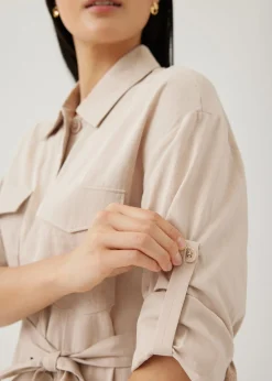 Concha Relaxed Shirt Dress