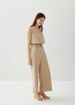 Constance Boxy Square Neck Crop Tank