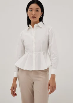 Coraline Peplum Collar Shirt