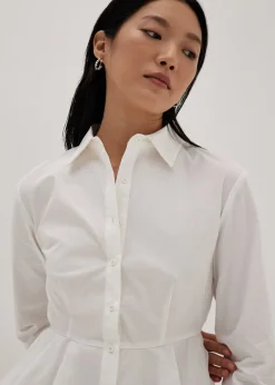 Coraline Peplum Collar Shirt