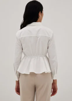 Coraline Peplum Collar Shirt