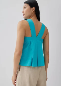 Corinn Inverted Box Pleat Camisole