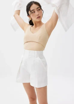 Cotton A-line Shorts