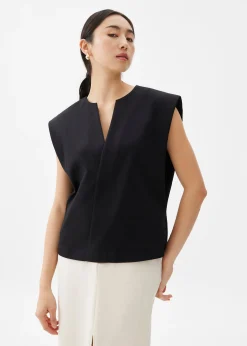 Cotton Boxy Shell Top