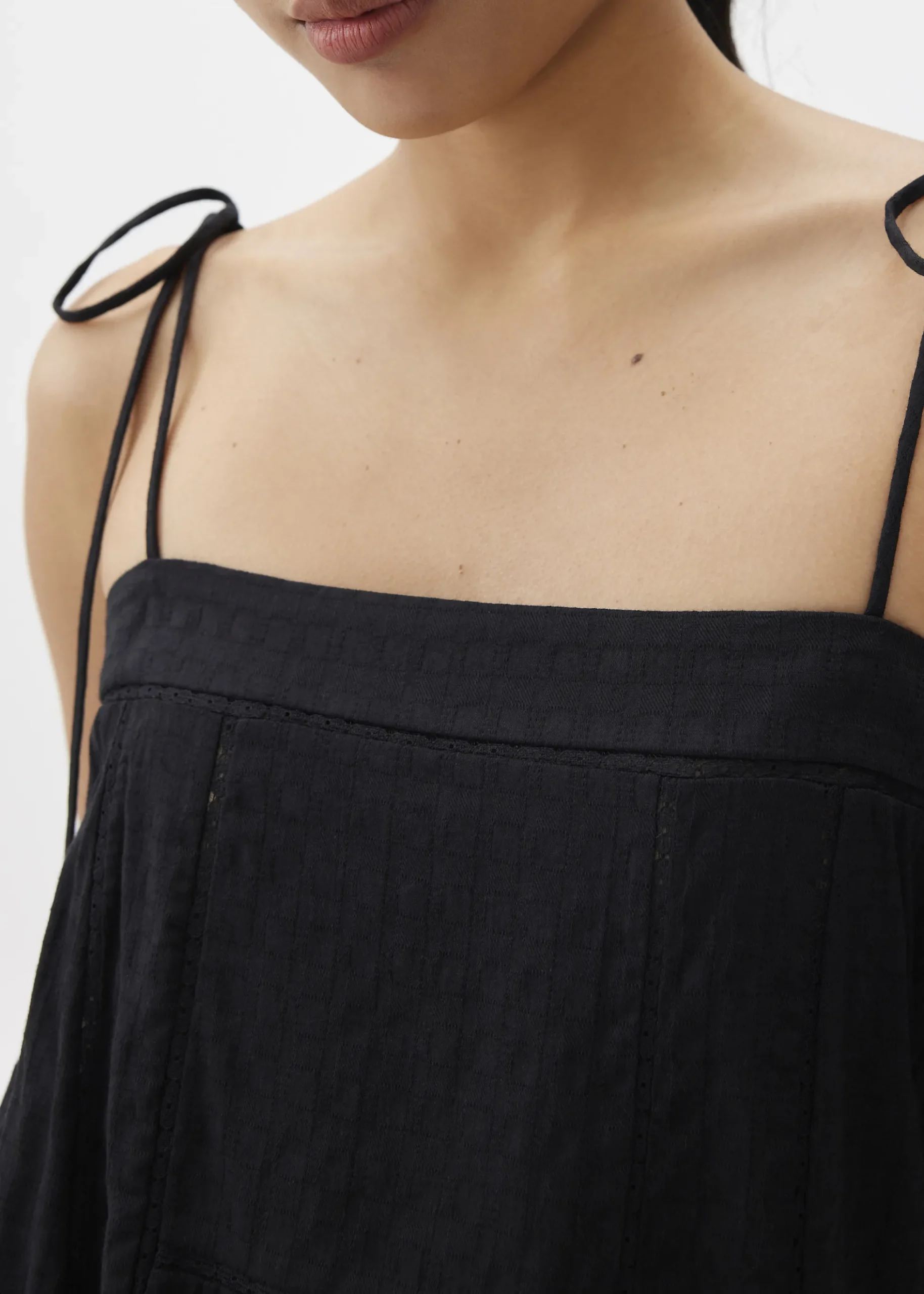 Cotton Lace Trim Camisole Top