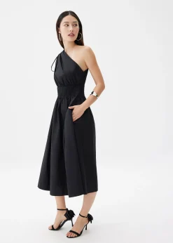 Cotton Toga Fit & Flare Midaxi Dress
