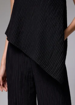 Crinkled Asymmetric Toga Top
