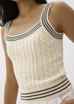 Crop Knit Camisole Top
