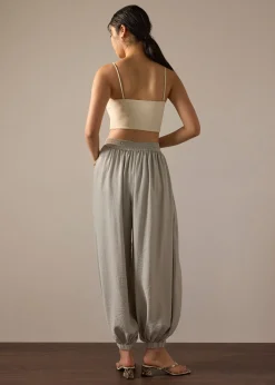 Cuffed Hem Cocoon Pants