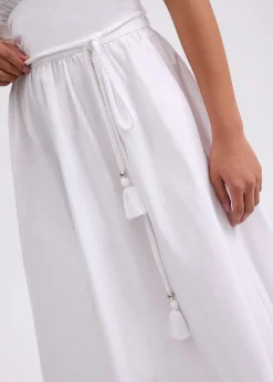 Dahlia Poplin Fit & Flare Midaxi Dress