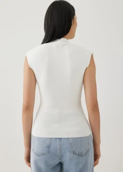 Debbie Knit V-Neck Wrap Top