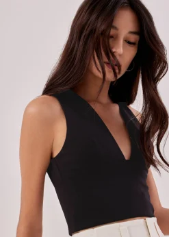 Della Padded Crop Top