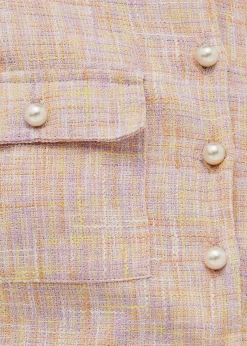 Denice Tweed Boxy Top
