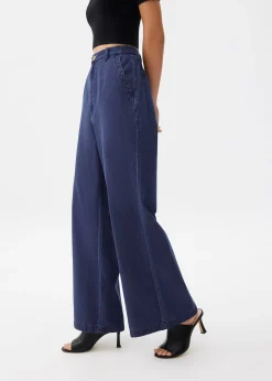 Denim Straight Leg Jeans