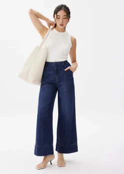 Denim Wide Leg Jeans
