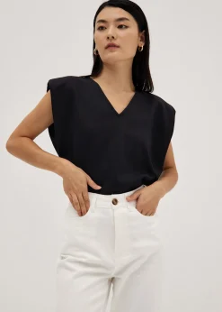 Denise Padded V-Neck T-Shirt