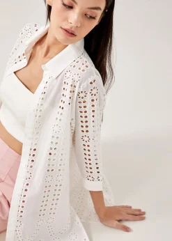 Derelle Broderie Tunic Shirt