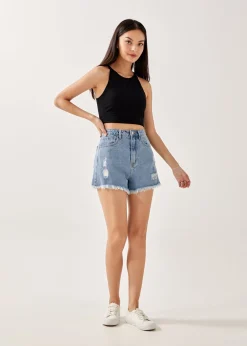 Devynn Padded Crop Tank Top