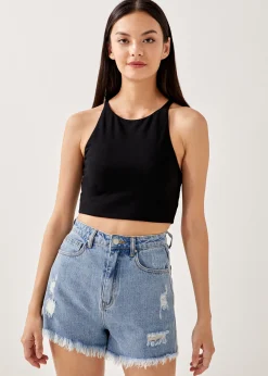 Devynn Padded Crop Tank Top
