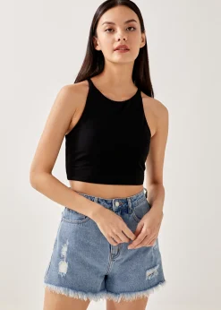 Devynn Padded Crop Tank Top