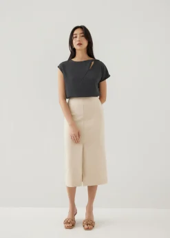 Doxie Asymmetric Shell Top