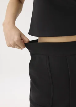 Elastic Peg Leg Pants