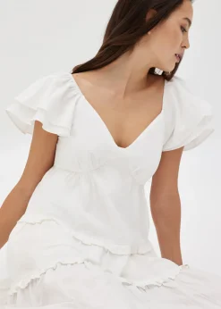 Elayne Cotton Flare Mini Dress