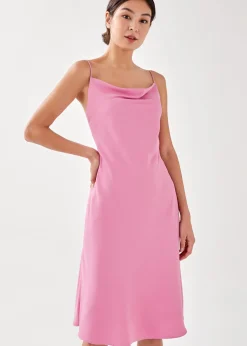 Ellisa Cowl Neck Midi Dress