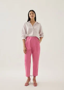 Elyza Striped Oversized Shirt