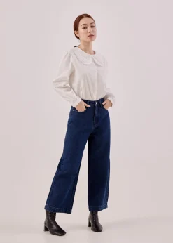 Endera Contrast Collar Blouse
