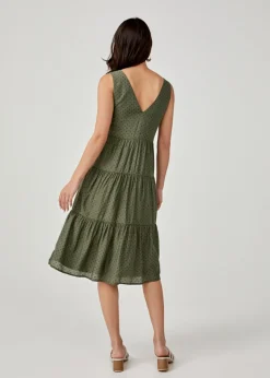 Endora Ruched Midi Dress
