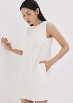 Erise Cotton Shift Mini Dress