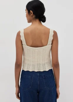 Esmee Scallop Edge Crop Top