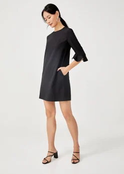 Eudora Ruffle Hem Shift Dress