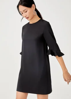 Eudora Ruffle Hem Shift Dress