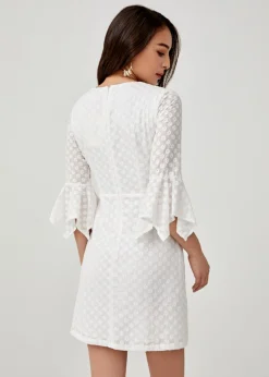 Eusebia Broderie Anglaise A-line Dress