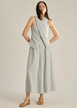 Eva Melange Halter Top