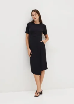 Evalynn Asymmetrical Column Dress